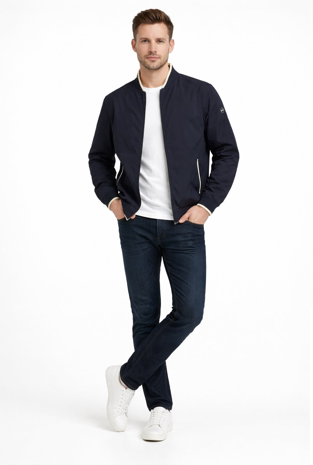 Dario Beltran Cazadora Casual Jacket - Navy
