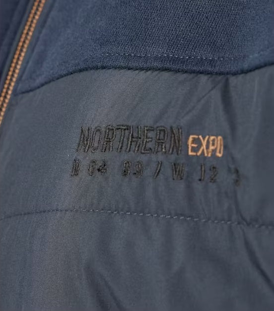 Casa Moda Full Zip Hybrid Jacket - Navy