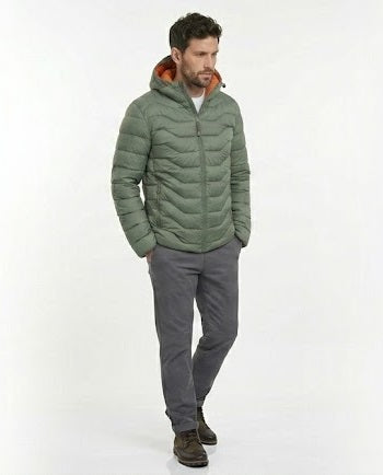 Dario Beltran Quilted Casual Jacket - Green