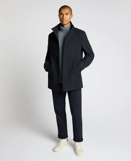 Remus Uomo Jacob Regular Fit Tailored Coat - Dark Blue