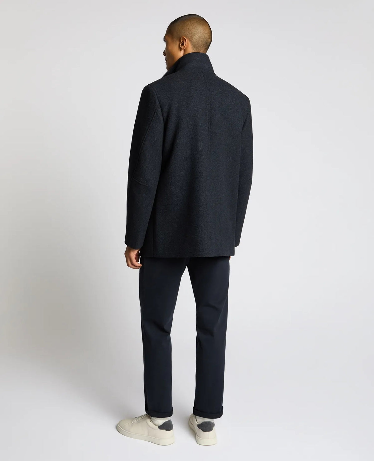 Remus Uomo Jacob Regular Fit Tailored Coat - Dark Blue