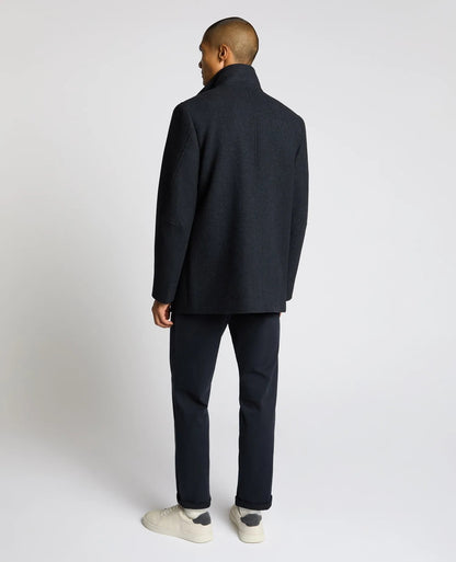 Remus Uomo Jacob Regular Fit Tailored Coat - Dark Blue