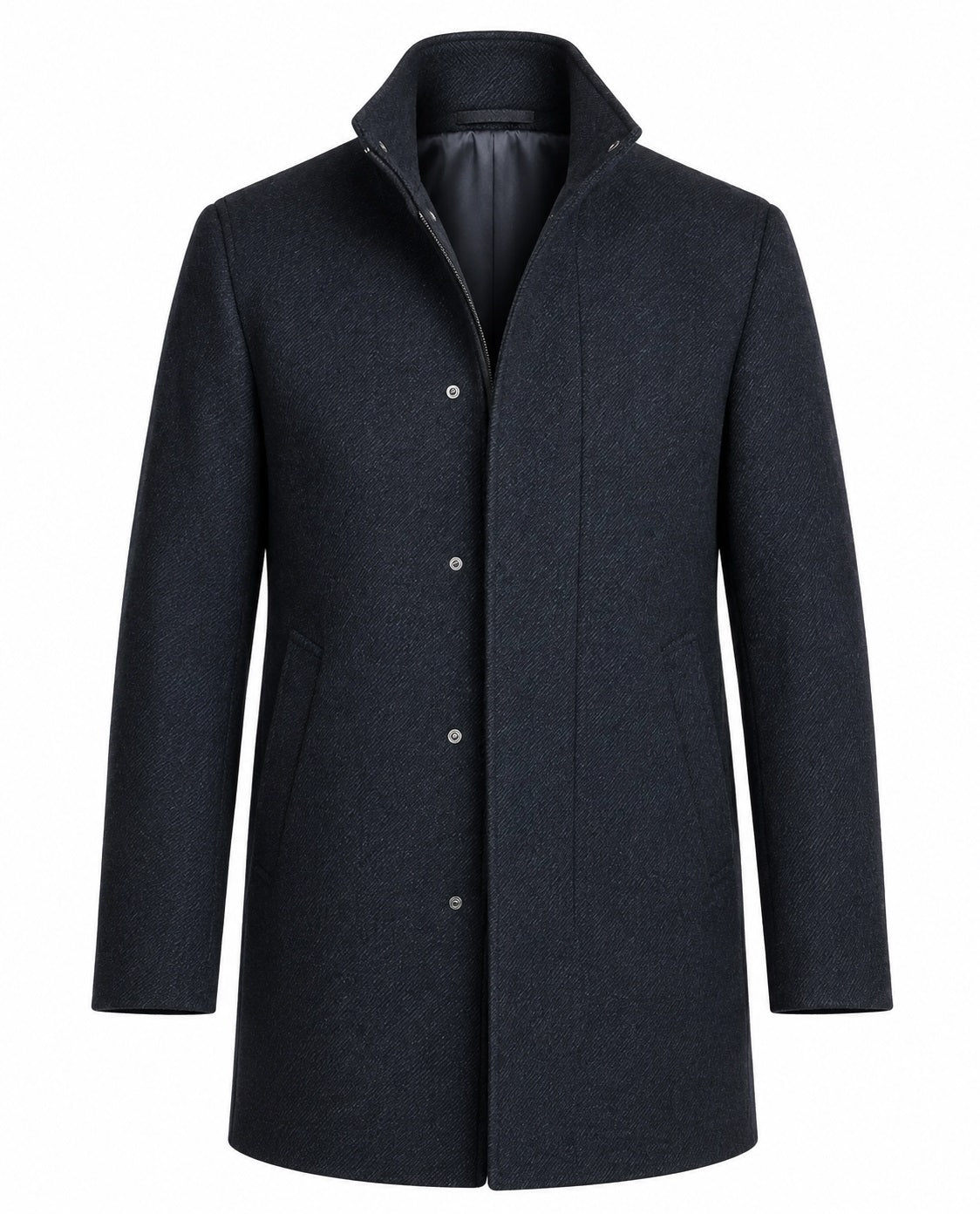 Remus Uomo Jacob Regular Fit Tailored Coat - Dark Blue