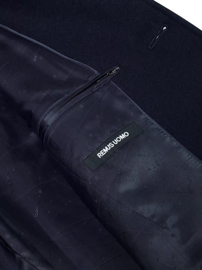 Remus Uomo Jonah Tapered Fit Tailored Coat - Navy