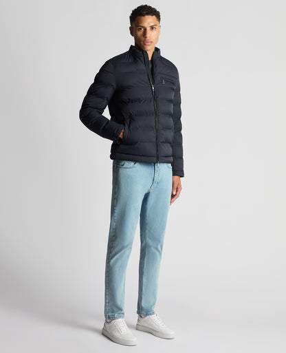 Remus Uomo Kaleb Quilted Jacket - Dark Navy