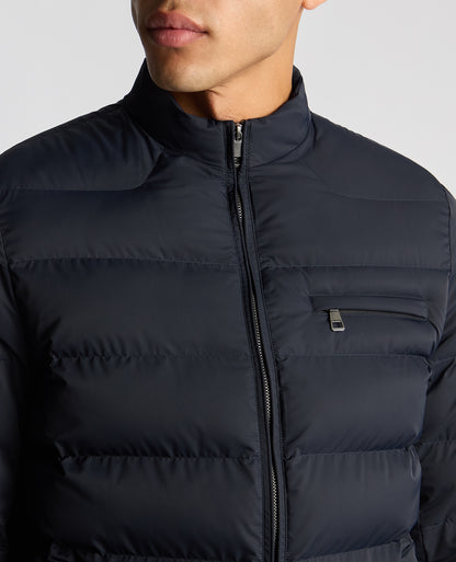 Remus Uomo Kaleb Quilted Jacket - Dark Navy