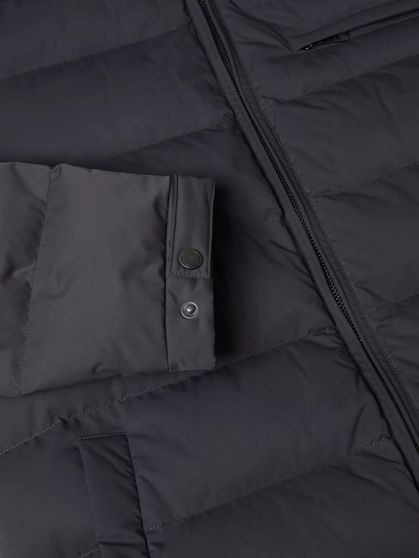 Remus Uomo Kaleb Quilted Jacket - Grey