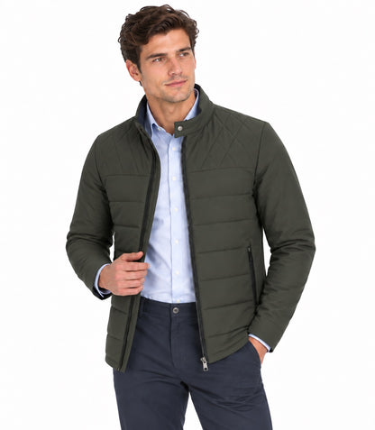 Douglas Kemp Casual Coat - Dark Green
