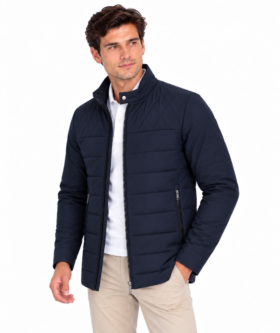 Douglas Kemp Casual Coat - Navy