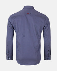 Andre Kent Long Sleeve Casual Shirt - Navy