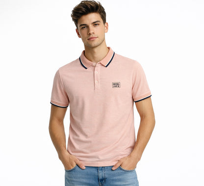 Diesel Sport Kern Short Sleeve Polo Shirt - Orange