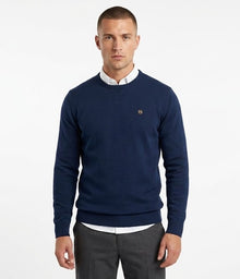 Andre Kilkee Light Weight Crew Neck Sweater -  Navy