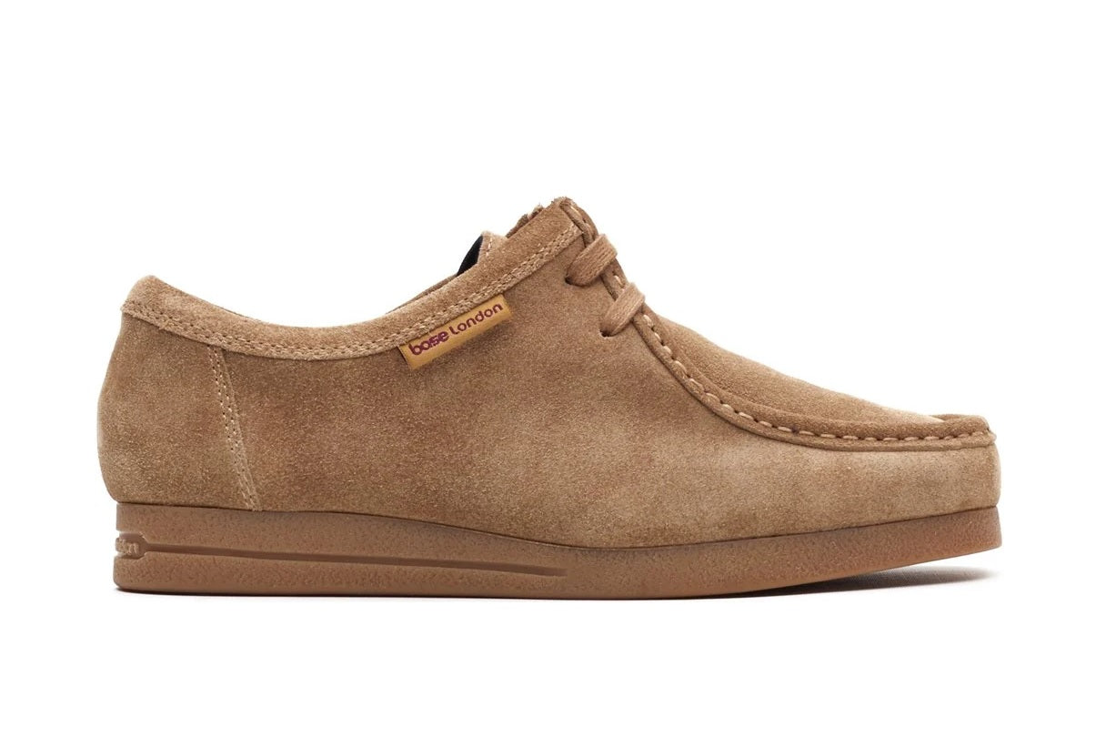 Base London Koko Suede Moccasin Casual Shoes - Taupe