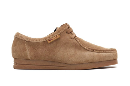Base London Koko Suede Moccasin Casual Shoes - Taupe