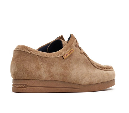 Base London Koko Suede Moccasin Casual Shoes - Taupe