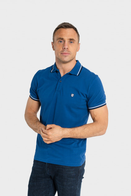 XV KINGS Loskop Polo Shirt - Straight Blue