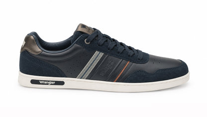 Wrangler Lowell Men Low Casual Trainer - Dress Blues