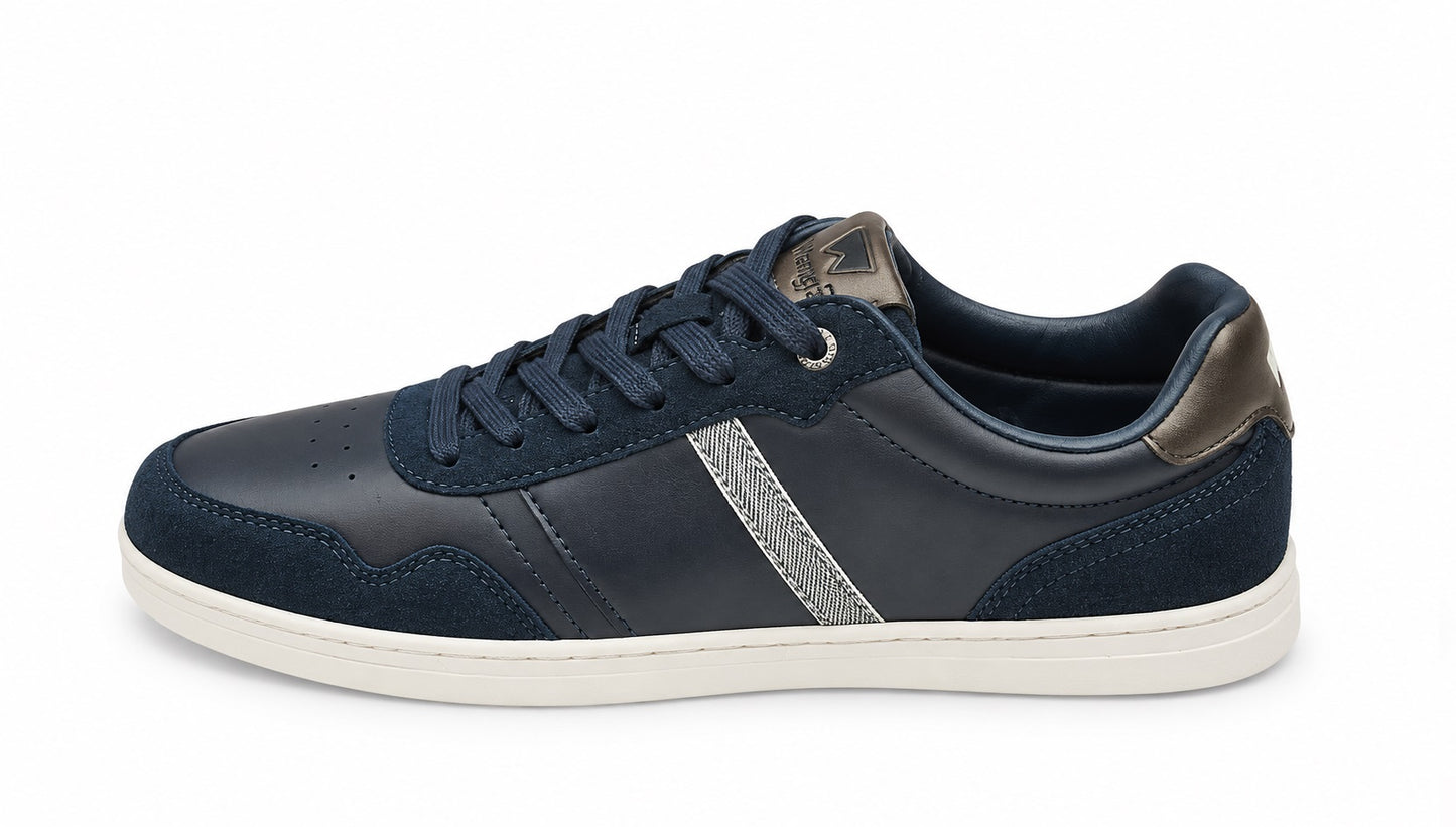 Wrangler Lowell Men Low Casual Trainer - Dress Blues