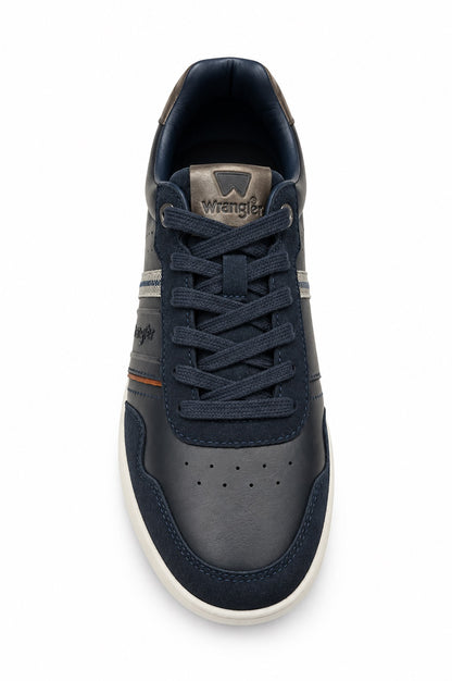 Wrangler Lowell Men Low Casual Trainer - Dress Blues