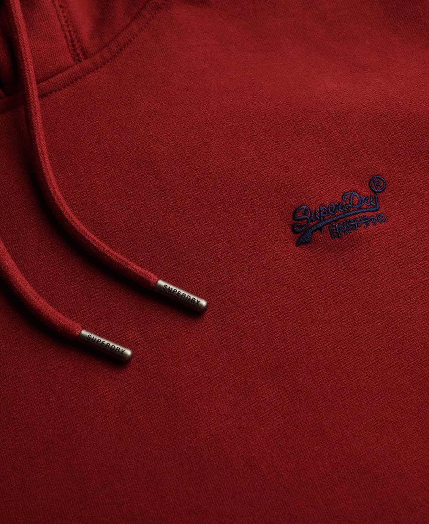 Superdry Essential Logo Hoodie - League Red