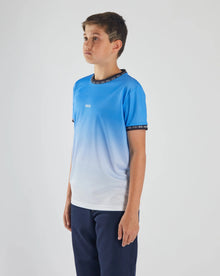 Boys Diesel Leroy Dip Dye T-Shirt - Blue/White
