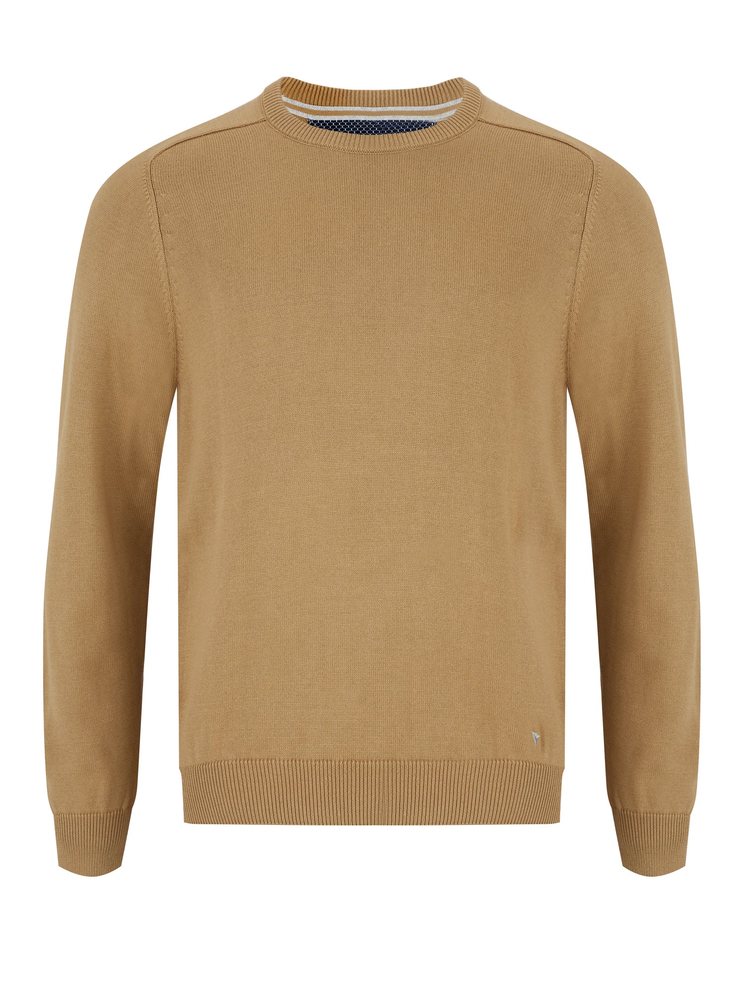 Daniel Grahame Crew Neck Sweater 42 - Light Brown – Watson Menswear