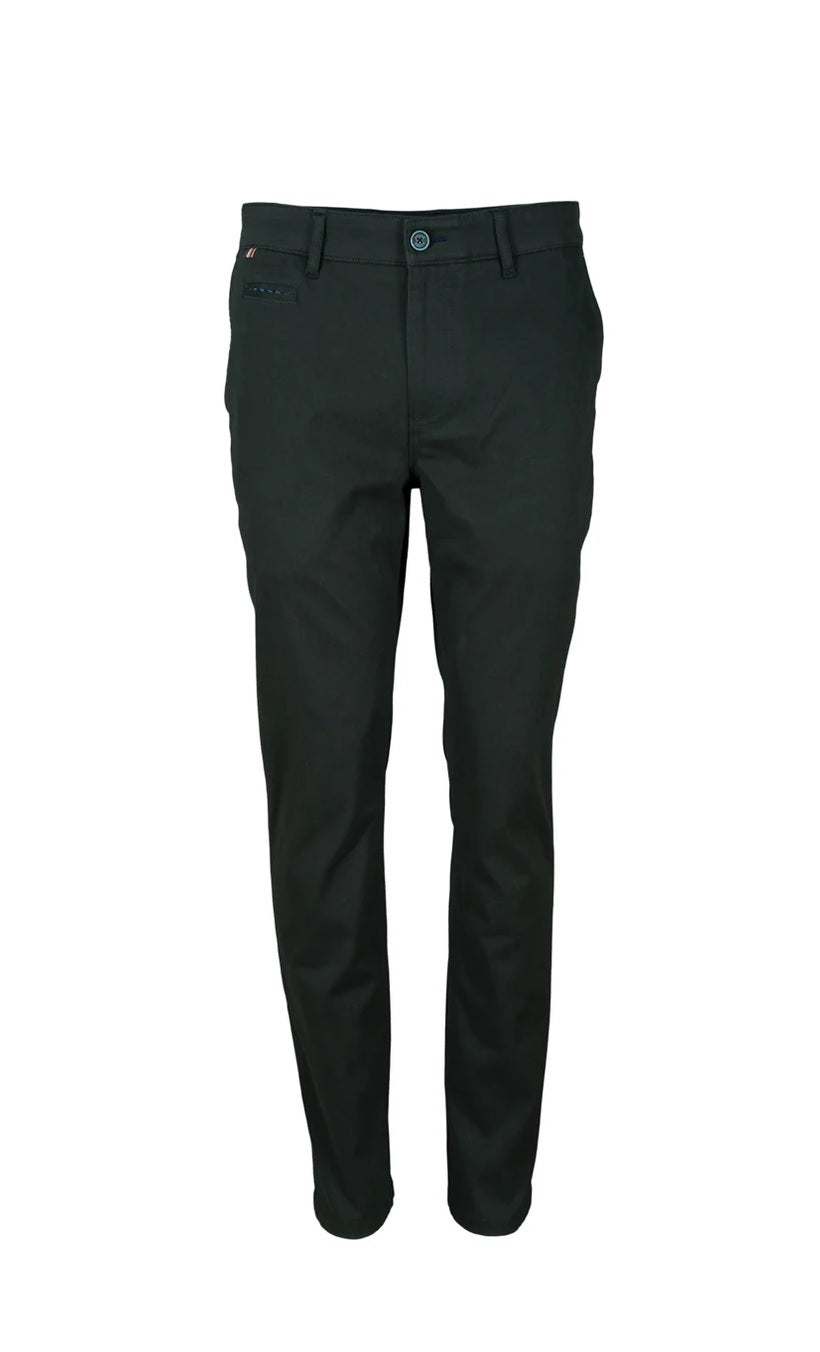 Andre Lucas Modern Fit Cotton Chino - Forest