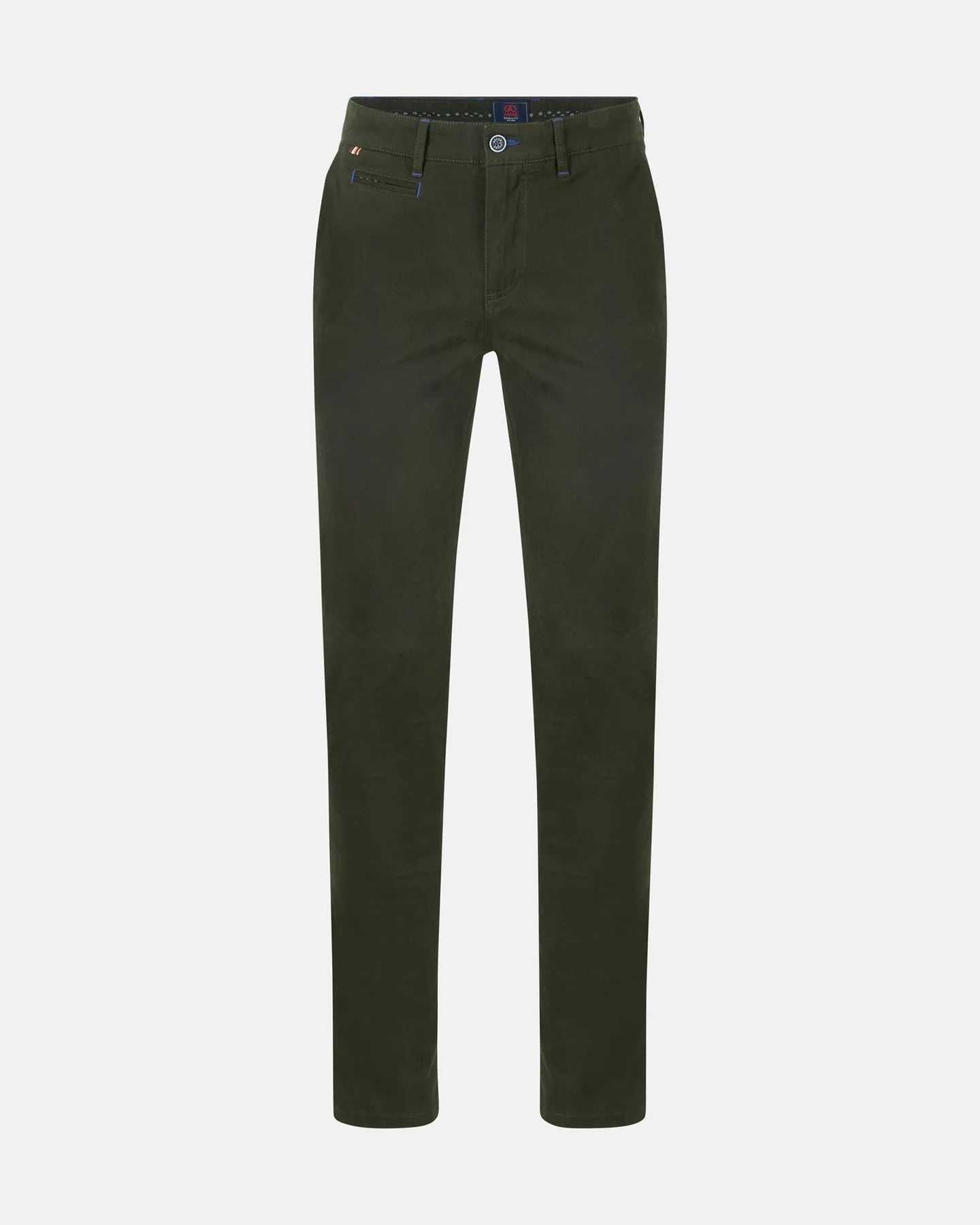 Andre Lucas Modern Fit Cotton Chino - Forest