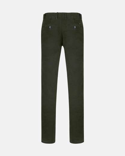 Andre Lucas Modern Fit Cotton Chino - Forest