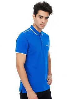 Diesel Lukas Short Sleeve Polo Shirt - Blue