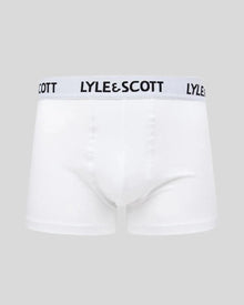 Lyle & Scott Barclay 3 Pack Basic Core Trunks - Black/Grey Marl/Bright White