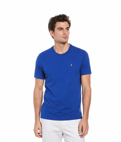 Original Penguin Icons Organic Cotton Jersey Pete T-Shirt - Mazarine Blue