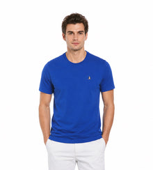 Original Penguin Icons Organic Cotton Jersey Pete T-Shirt - Mazarine Blue