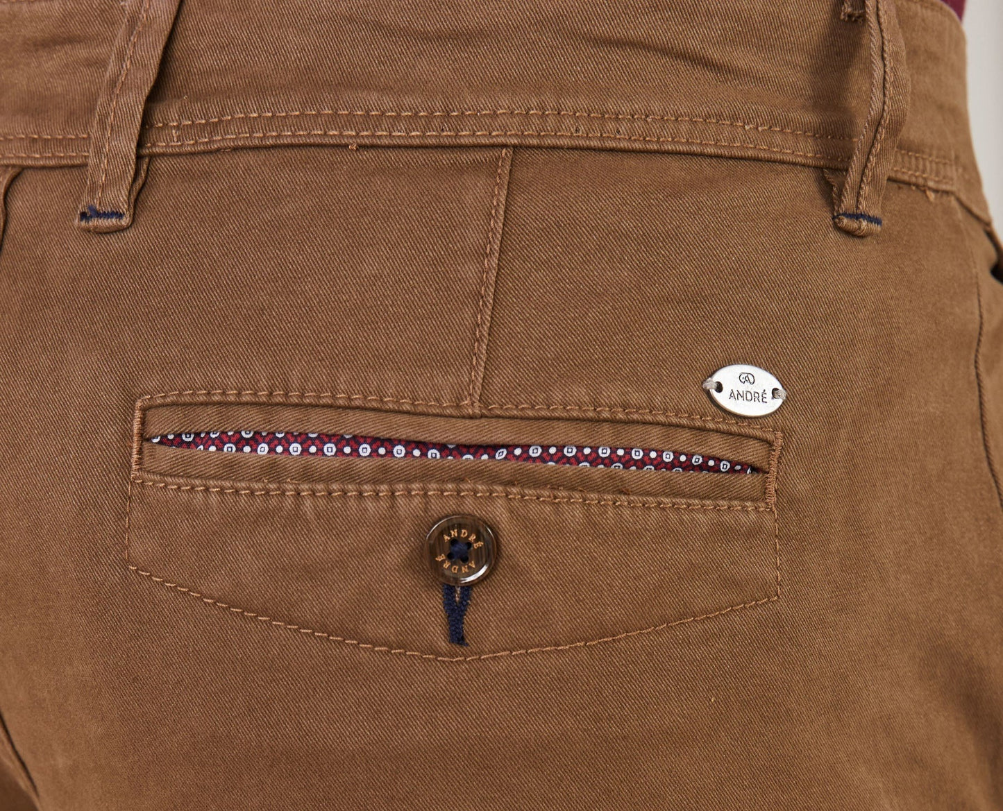Andre Mane Modern Fit Chino - Tan