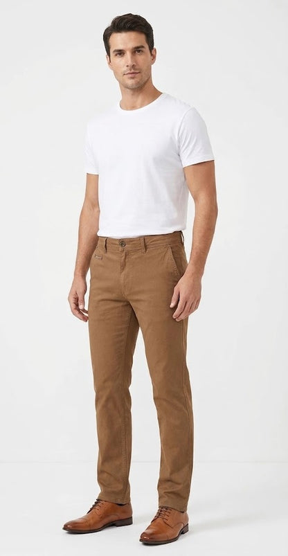 Andre Mane Modern Fit Chino - Tan