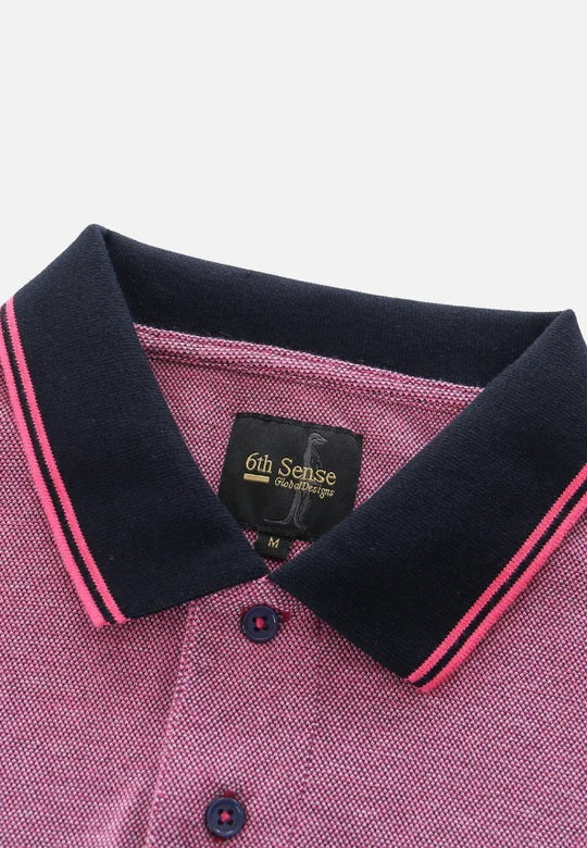 6th Sense Maverick Polo Shirt - Carmine