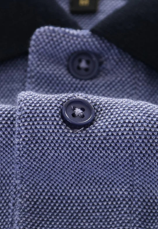 6th Sense Maverick Polo Shirt - Denim
