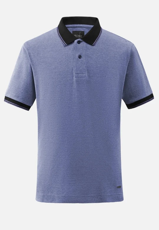 6th Sense Maverick Polo Shirt - Denim