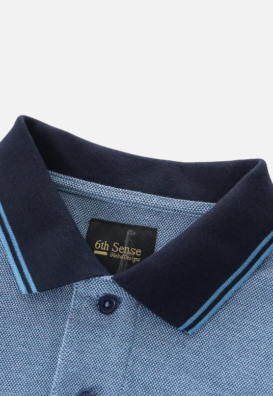 6th Sense Maverick Polo Shirt - Niagra