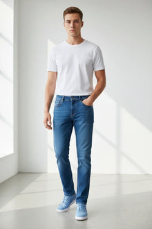 Rivet & Denim Forge Straight Leg Jean - Mid Wash