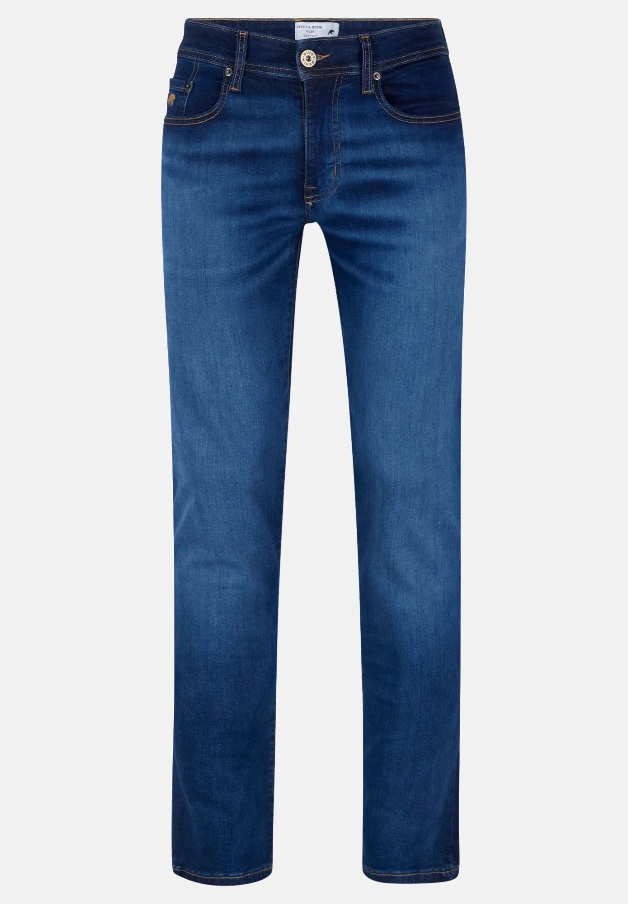 Rivet & Denim Forge Straight Leg Jean - Mid Wash