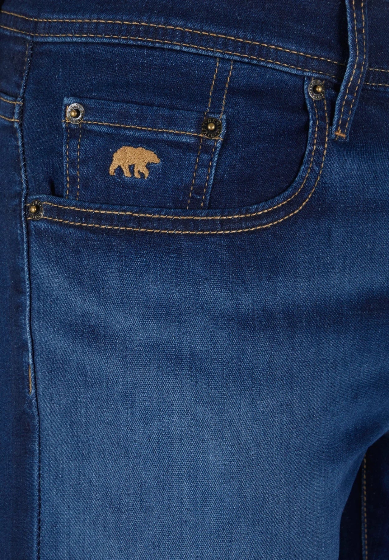 Rivet & Denim Forge Straight Leg Jean - Mid Wash