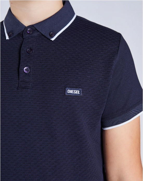 Boys Diesel Milo Polo Shirt - Navy