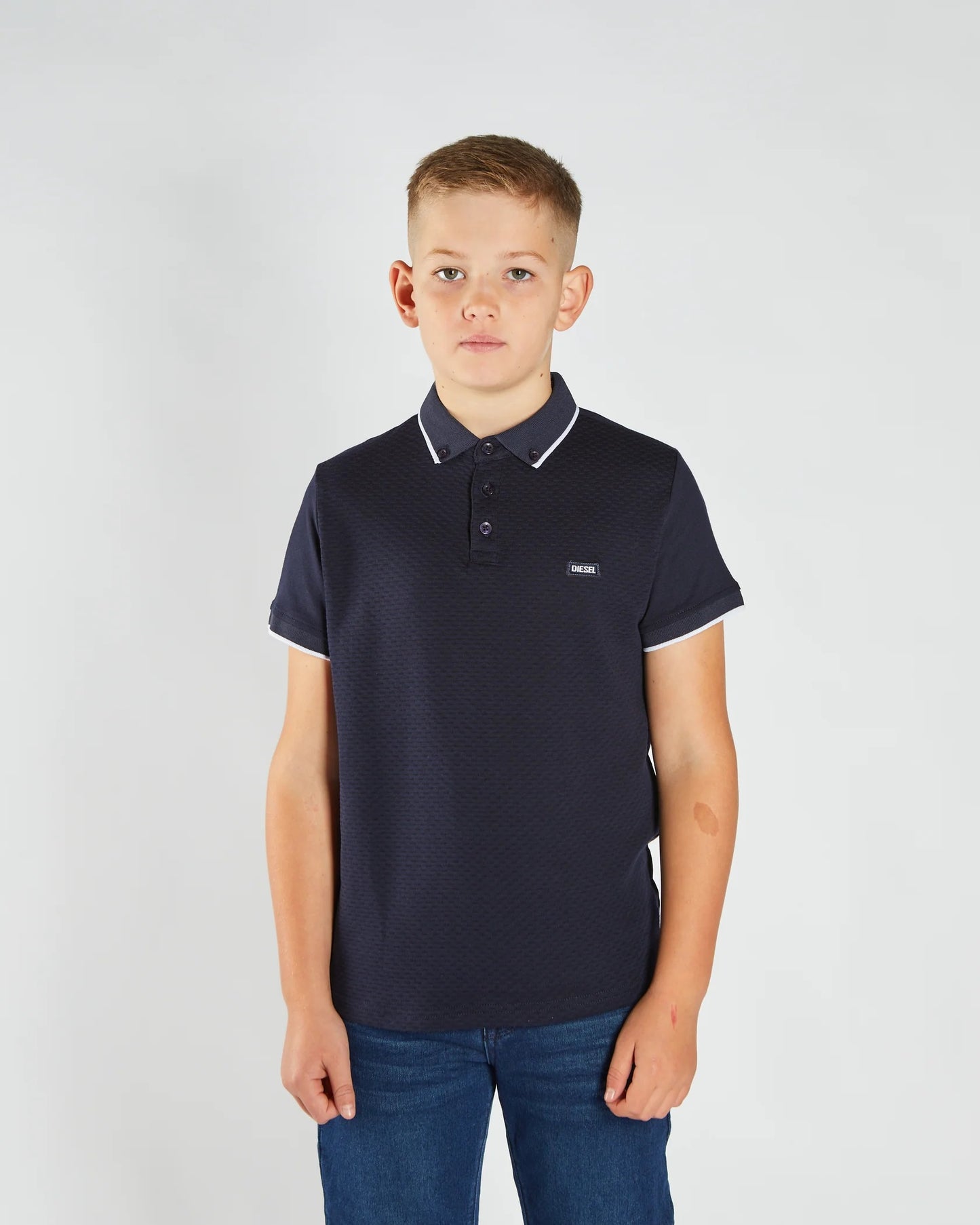 Boys Diesel Milo Polo Shirt - Navy