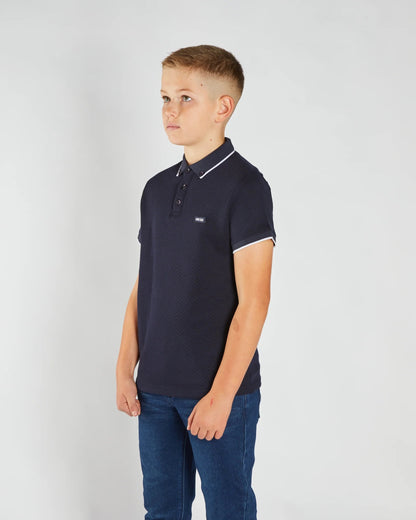 Boys Diesel Milo Polo Shirt - Navy