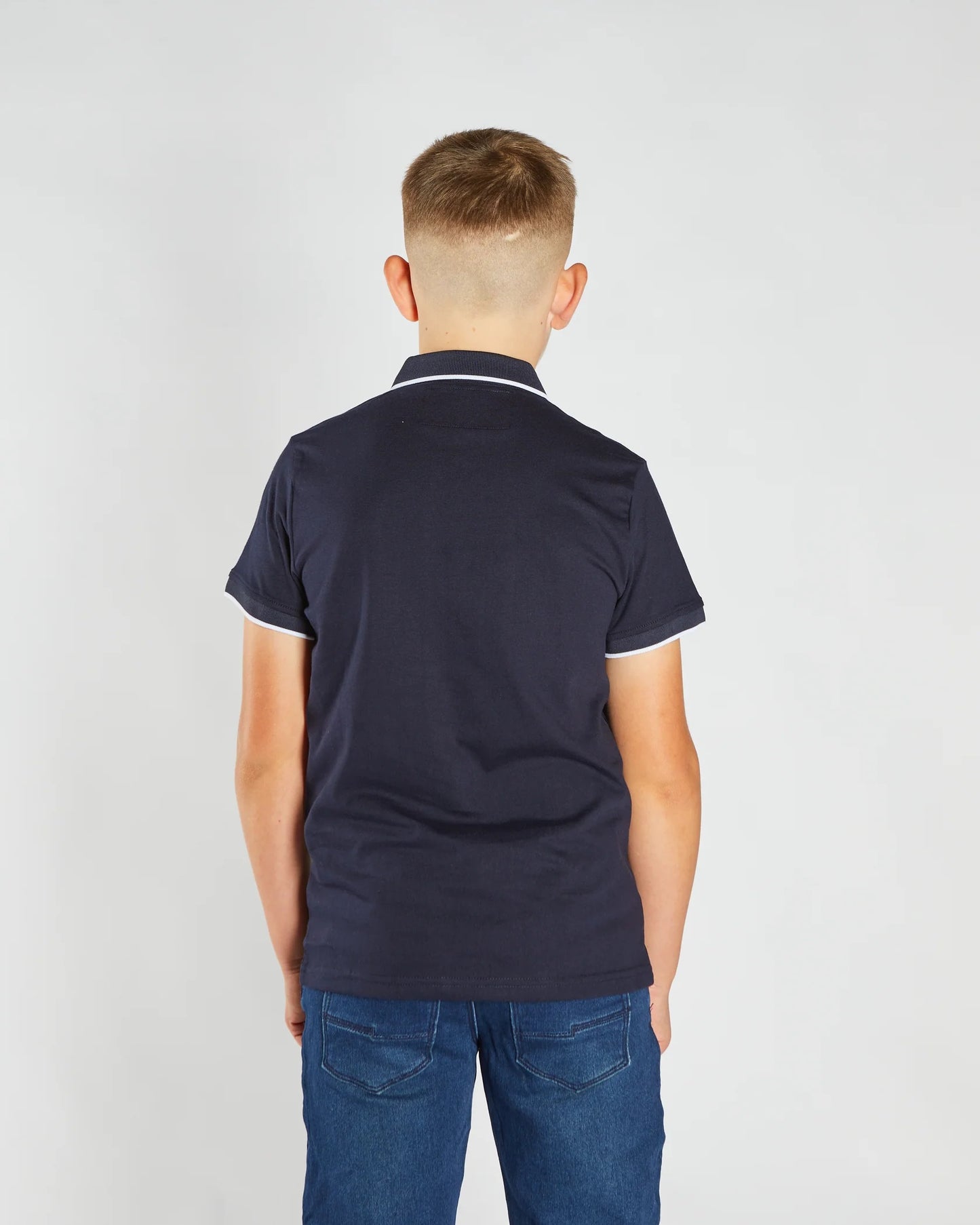 Boys Diesel Milo Polo Shirt - Navy