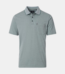 Casa Moda Short Sleeve Polo Shirt 393 - Mint Green