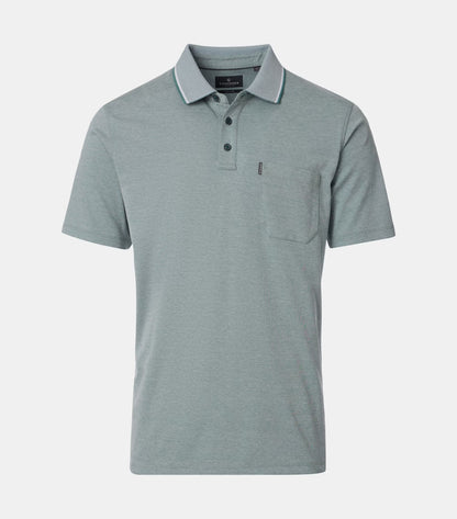 Casa Moda Short Sleeve Polo Shirt 393 - Mint Green