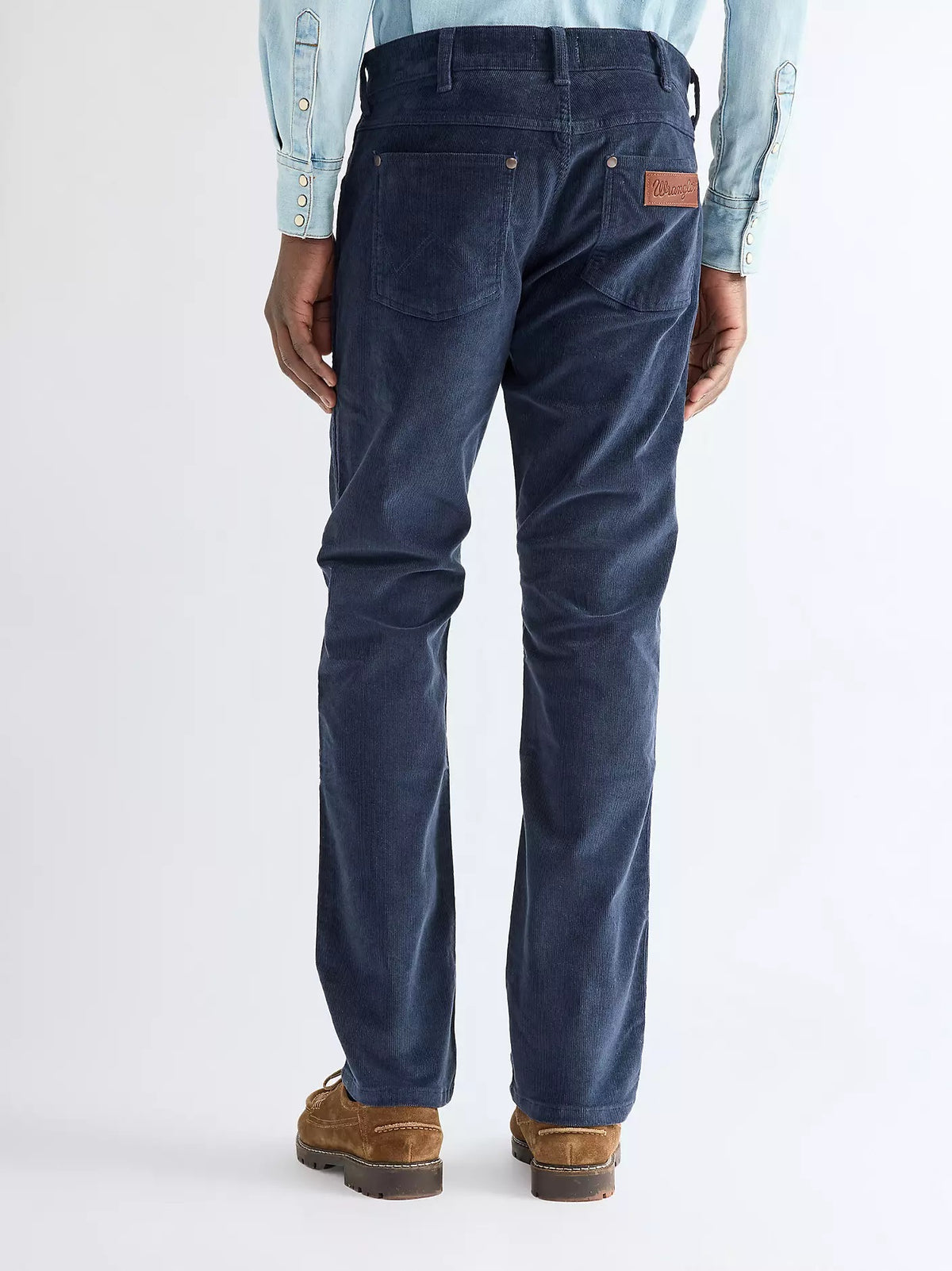 Wrangler Greensboro Regular Straight Corduroy Jeans - Mood Indigo