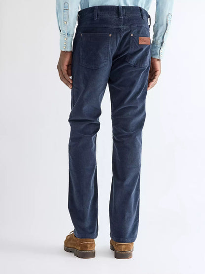 Wrangler Greensboro Regular Straight Corduroy Jeans - Mood Indigo